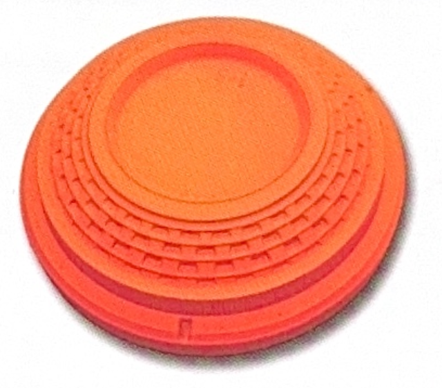 Orange Wurfscheibe